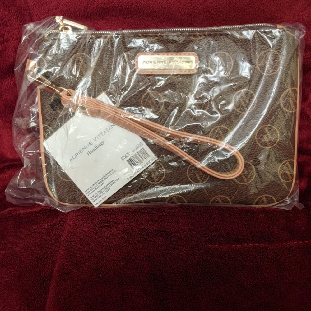 Adrienne Vittadini Signature Clutch Bag